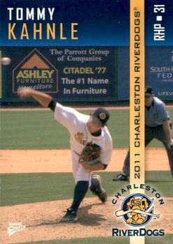 2011 MultiAd Charleston RiverDogs #10 Tommy Kahnle Front