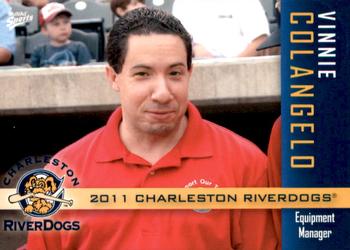 2011 MultiAd Charleston RiverDogs #32 Vinnie Colangelo Front