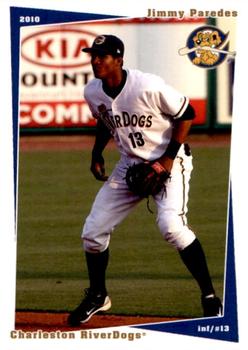 2010 Grandstand Charleston RiverDogs #NNO Jimmy Paredes Front