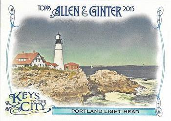 2015 Topps Allen & Ginter - Keys to the City #KTC-5 Portland Light Head Front