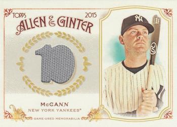 2015 Topps Allen & Ginter - Full Size Relic #FSRB-BM Brian McCann Front