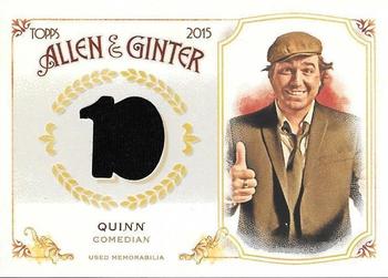2015 Topps Allen & Ginter - Full Size Relic #FSRB-BQ Brian Quinn Front