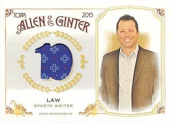 2015 Topps Allen & Ginter - Full Size Relic #FSRB-KL Keith Law Front