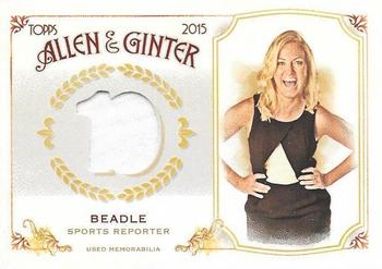 2015 Topps Allen & Ginter - Full Size Relic #FSRB-MBE Michelle Beadle Front