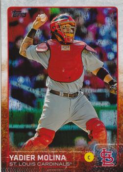 2015 Topps - Sparkle Foil #647 Yadier Molina Front