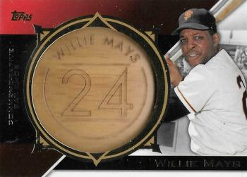 2015 Topps - Commemorative Bat Knobs #CBK-01 Willie Mays Front