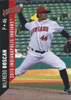 2015 Choice Indianapolis Indians #1 Wilfredo Boscan Front