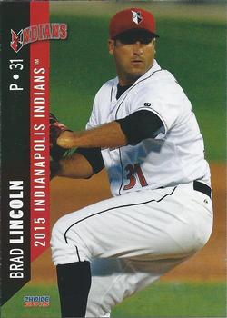 2015 Choice Indianapolis Indians #13 Brad Lincoln Front