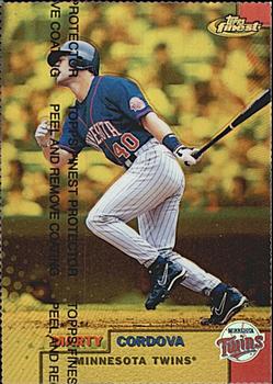 1999 Finest - Gold Refractors #222 Marty Cordova  Front