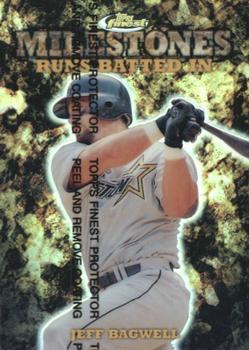 1999 Finest - Milestones #M21 Jeff Bagwell Front