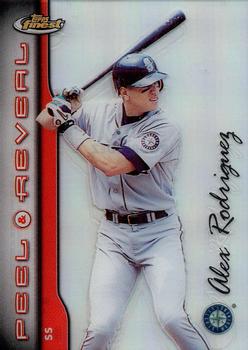 1999 Finest - Peel and Reveal Hyperplaid #PR9 Alex Rodriguez  Front