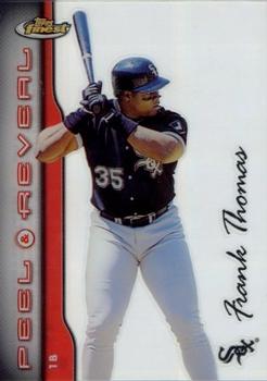 1999 Finest - Peel and Reveal Hyperplaid #PR10 Frank Thomas  Front