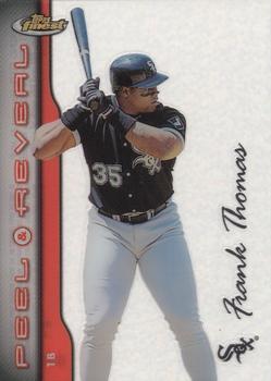 1999 Finest - Peel and Reveal Sparkle #PR10 Frank Thomas  Front