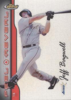 1999 Finest - Peel and Reveal Sparkle #PR14 Jeff Bagwell  Front