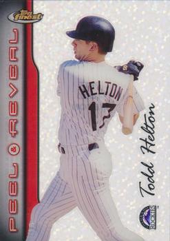 1999 Finest - Peel and Reveal Sparkle #PR15 Todd Helton  Front