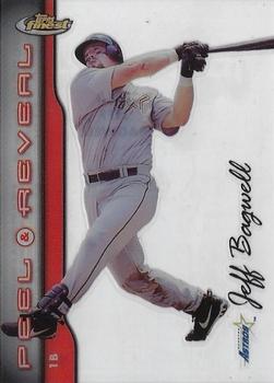 1999 Finest - Peel and Reveal Stadium Stars #PR14 Jeff Bagwell  Front