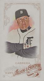 2015 Topps Allen & Ginter - Mini No Card Number #NNO Miguel Cabrera Front