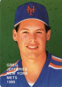 1989 Rookies I... (unlicensed) #1 Gregg Jefferies Front