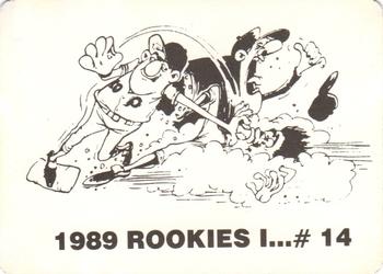 1989 Rookies I... (unlicensed) #14 Roberto Alomar Back