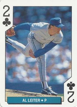 1994 Bicycle Toronto Blue Jays Playing Cards #2♣ Al Leiter Front