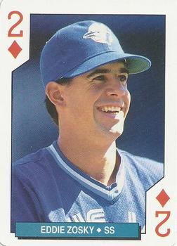 1994 Bicycle Toronto Blue Jays Playing Cards #2♦ Eddie Zosky Front
