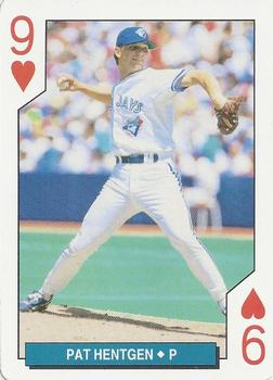 1994 Bicycle Toronto Blue Jays Playing Cards #9♥ Pat Hentgen Front