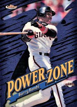 1998 Finest - Power Zone #P4 Barry Bonds Front