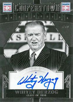 2015 Panini Cooperstown - HOF Induction Signatures #50 Whitey Herzog Front