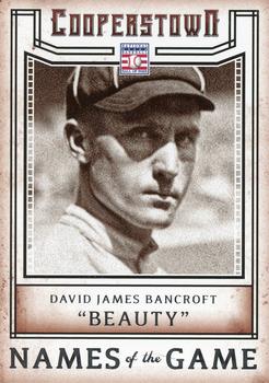 2015 Panini Cooperstown - Names of the Game #8 Dave Bancroft Front