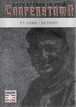 2015 Panini Cooperstown - Etched in Cooperstown Silver #70 Ty Cobb Front
