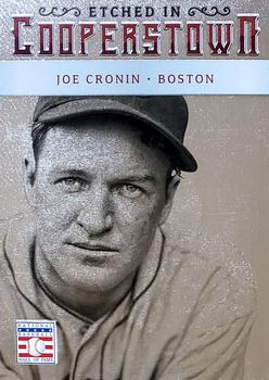 2015 Panini Cooperstown - Etched in Cooperstown Silver #38 Joe Cronin Front