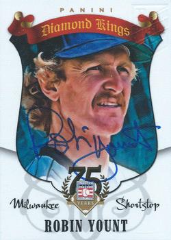 2015 Panini Cooperstown - 2014 HOF Diamond Kings Recollection Collection #83 Robin Yount Front