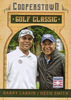2015 Panini Cooperstown - Golf Classic #37 Barry Larkin / Ozzie Smith Front