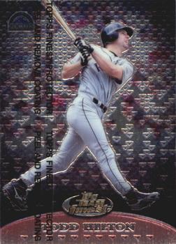 1999 Finest - Team Finest Red #TF9 Todd Helton  Front