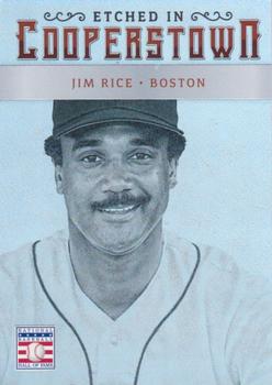 2015 Panini Cooperstown - Etched in Cooperstown Silver Holo Silver #36 Jim Rice Front