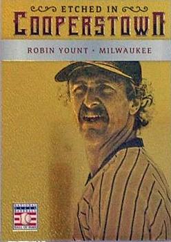 2015 Panini Cooperstown - Etched in Cooperstown Silver Gold #60 Robin Yount Front