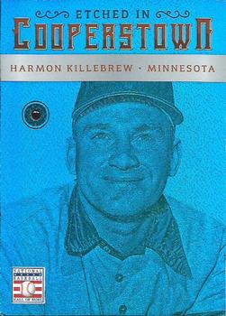 2015 Panini Cooperstown - Etched in Cooperstown Silver Gem Sapphire #30 Harmon Killebrew Front
