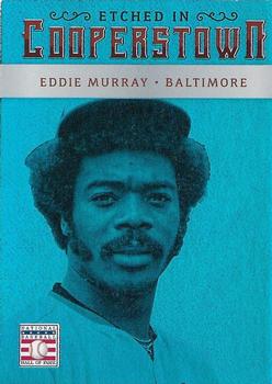 2015 Panini Cooperstown - Etched in Cooperstown Silver Blue #20 Eddie Murray Front