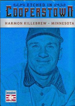2015 Panini Cooperstown - Etched in Cooperstown Silver Blue #30 Harmon Killebrew Front