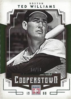 2015 Panini Cooperstown - HOF Chronicles Green #90 Ted Williams Front