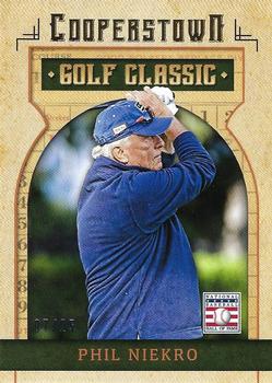 2015 Panini Cooperstown - Golf Classic Gold #17 Phil Niekro Front