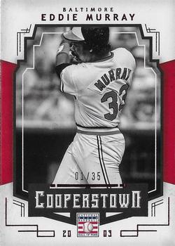 2015 Panini Cooperstown - HOF Induction Red #31 Eddie Murray Front