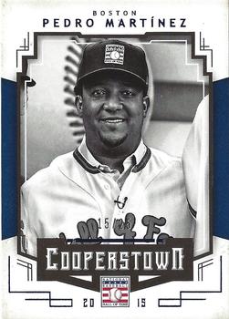 2015 Panini Cooperstown - HOF Induction Blue #73 Pedro Martinez Front