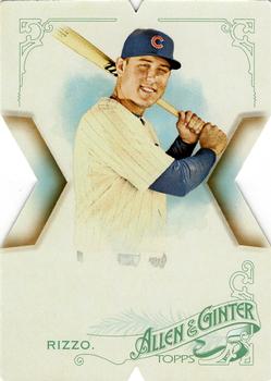 2015 Topps Allen & Ginter - National Die Cut Exclusives #AGX-9 Anthony Rizzo Front