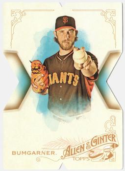 2015 Topps Allen & Ginter - National Die Cut Exclusives #AGX-14 Madison Bumgarner Front