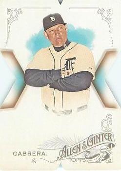 2015 Topps Allen & Ginter - National Die Cut Exclusives #AGX-15 Miguel Cabrera Front