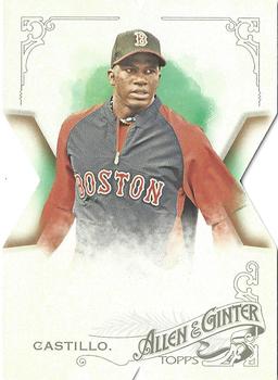 2015 Topps Allen & Ginter - National Die Cut Exclusives #AGX-23 Rusney Castillo Front