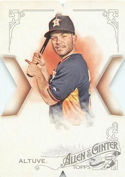 2015 Topps Allen & Ginter - National Die Cut Exclusives #AGX-55 Jose Altuve Front