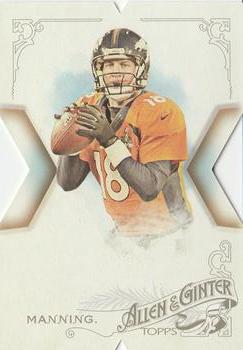 2015 Topps Allen & Ginter - National Die Cut Exclusives #AGX-79 Peyton Manning Front