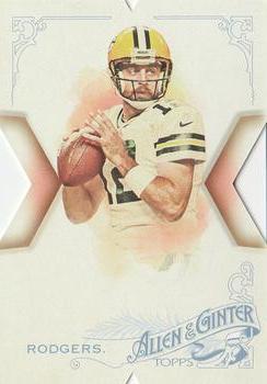 2015 Topps Allen & Ginter - National Die Cut Exclusives #AGX-80 Aaron Rodgers Front